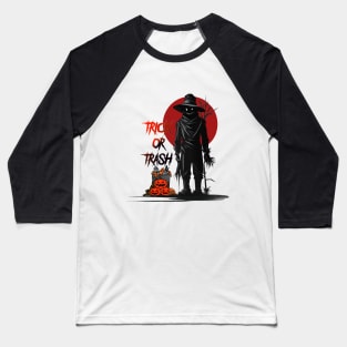 trick or trash scarecrow Baseball T-Shirt